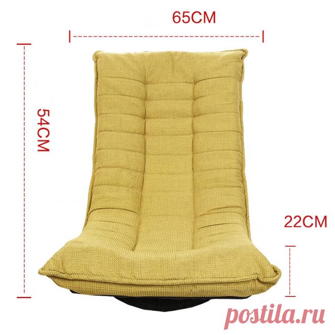 Пол Мебель Для Сидения 360 Вращающееся Кресло Гостиной Диван Складной Шезлонг Ленивый Zaisu Стул Современный Эргономичный Дизайн купить на AliExpress