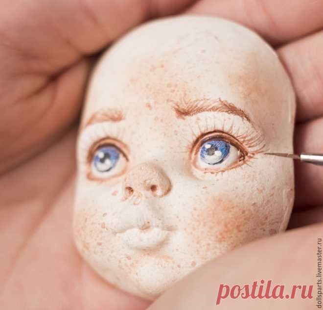 Мастер-класс: роспись кукольного лица - Ярмарка Мастеров - ручная работа, handmade