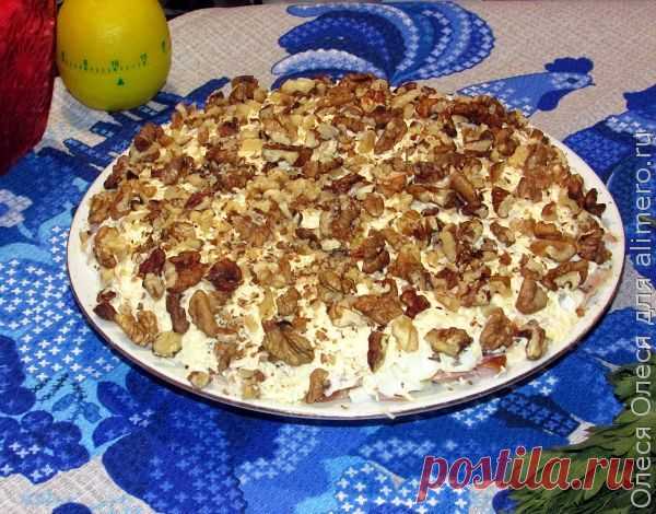 Салат с копченой курицей "Куриное счастье"