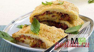 Картофельный рулет с овощной начинкой - кулинарный рецепт. Миллион Меню