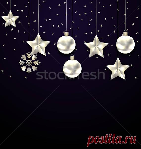 Рождества · темно · серебро · звезды - Векторная графика © Oleg Tirunov (smeagorl) (#7687225) | Stockfresh #7687225: Скачайте это изображение и другие фотографии и векторы роялти-фри всего за $1. Сэкономьте еще больше с нашими планами подписки. Подпишитесь бесплатно!