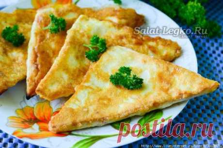 Лаваш с сыром и яйцом