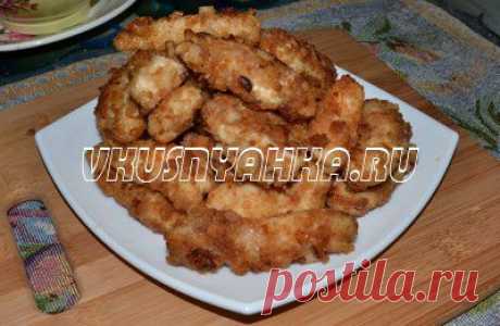 Куриные наггетсы в панировке из крекеров в мультиварке » Рецепты вкусной пищи для мультиварки