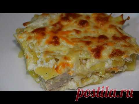 Картофельная ЗАПЕКАНКА с ФАРШЕМ. Рецепт с СЫРОМ в ДУХОВКЕ. - YouTube