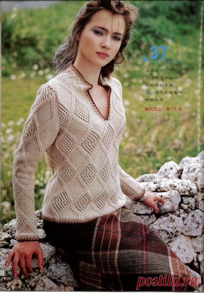Женские модели спицами. Журнал со схемами. Замечательный японский журнал со схемами вязания спицами женских моделей - жакетов, жилетов, кофточек, безрукавок