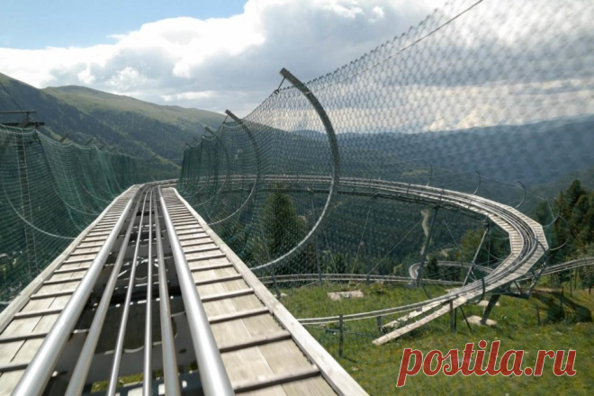 На курорте «Роза Хутор» открылся аттракцион родельбан | Журнал 