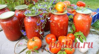 Помидоры в собственном соку, пошаговый рецепт с фото