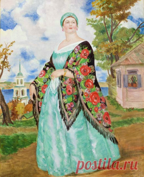 «Купчиха» картина - Борис Михайлович Кустодиев ★ Разрешение файла: 556×685 px. Информация о картине, описание, где находится, другие картины художника. Альбом: Борис Михайлович Кустодиев, #1/125.