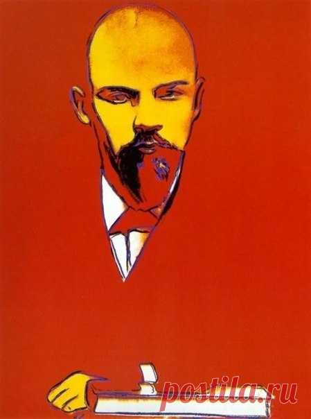Красный Ленин, Энди Уорхол, 1987 г. / Surfingbird.ru