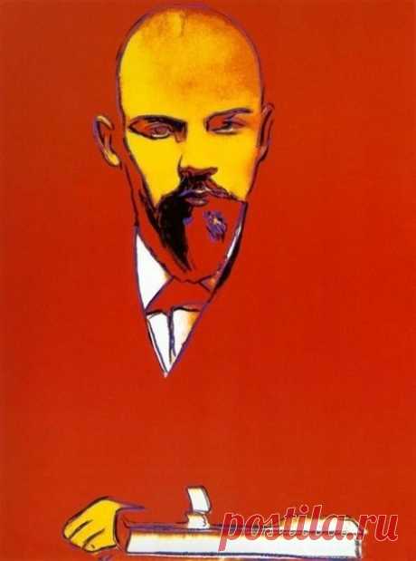 Красный Ленин, Энди Уорхол, 1987 г. / Surfingbird.ru