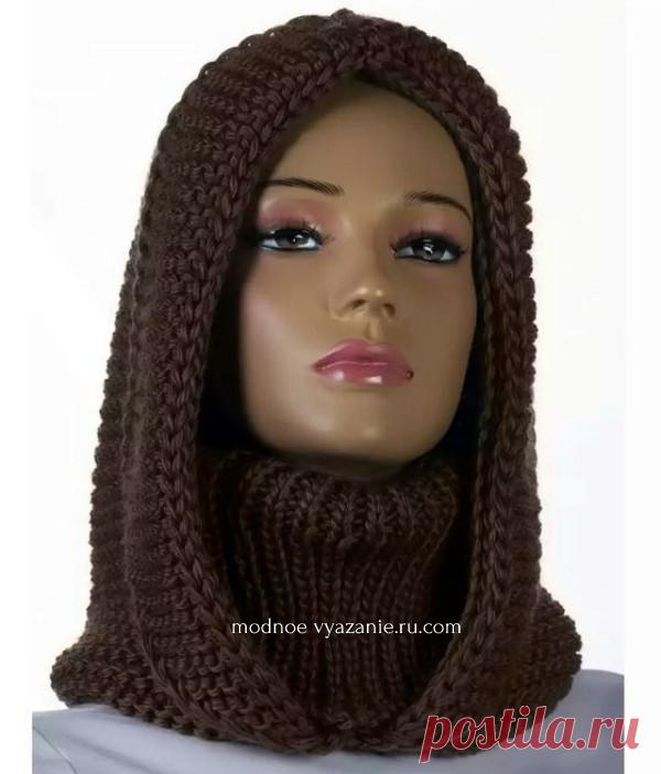 Воротник капюшон вязаный спицами
 Этот  головной убор называют по разному,шапка-снуд,шапка-капюшон,шапка-хомут,капор,снуд-капюшон в общем названий много,а предназначение одно — утеплить голову и шею.А если довязать еще и манишку,то и грудь.

Такой воротник капюшон спицами  будет отличным решением для тех, кто не любит классические шапки,и он  имеет преимущество перед обычной шапкой — такая модель головного убора очень модная в этом сезоне и не портит прическу.

Продолжить ...