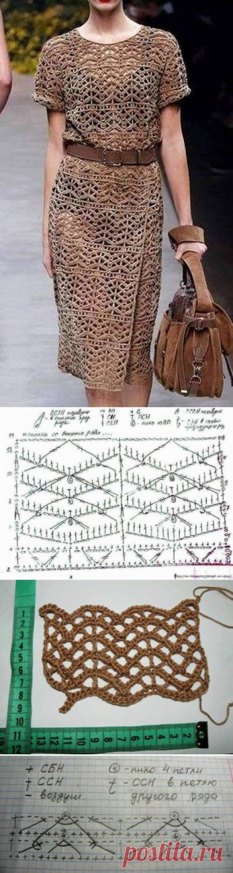 Ажурный узор для летнего платья