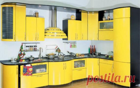 Кухня желтого цвета (фото): создаем стильный дизайн