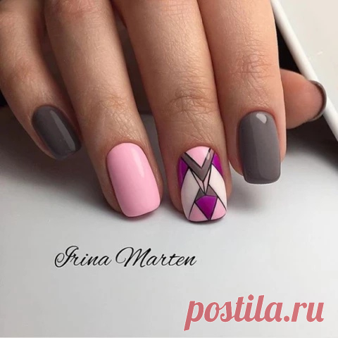 Модный серый маникюр 2019-2020: фото, идеи, техники - Ladiesvenue.ru