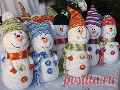 Снеговички для Новогоднего настроения!) - Ярмарка Мастеров - ручная работа, handmade