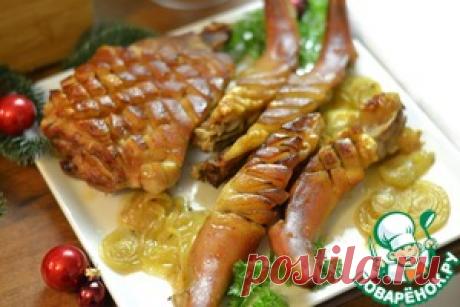 Свиные хвостики запеченные - кулинарный рецепт