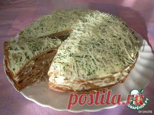 Печеночный торт - кулинарный рецепт