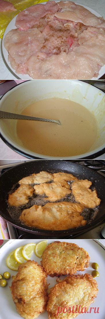 Куриные отбивные, готовим вкусные, сочные и нежные отбивные из куриного филе | Рецепты моей мамы