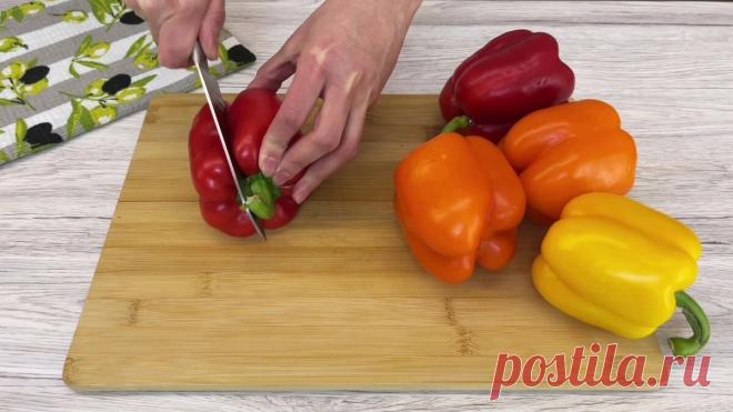 Фаршированный перец с куриной грудкой и шампиньонами. | Еда без повода | Яндекс Дзен