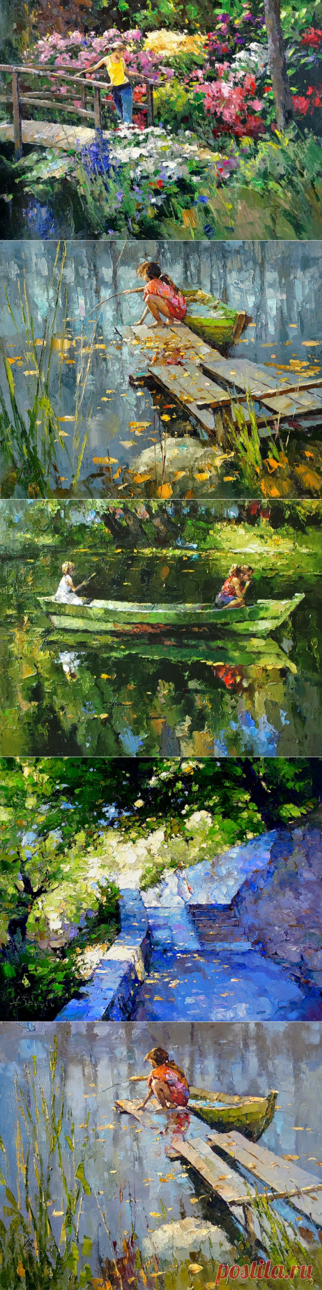 ✨Алексей Зайцев.Художник, рисующий лето