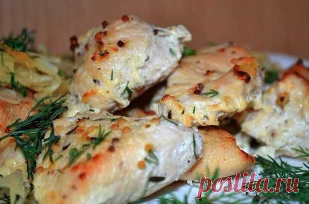 КУРИНОЕ ФИЛЕ В КЕФИРЕ.