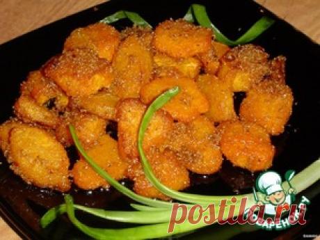 Тыква, обжаренная в сухарях - кулинарный рецепт