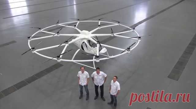 18-винтовной пассажирский мульткоптер VC200 (видео) » 24Gadget.Ru :: Гаджеты и технологии