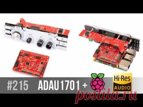 ADAU1701 & Raspberry Pi. DSP Machine Мы разработали уникальный модуль для микрокомпьютера RaspberryPi позволяющий собирать аудио проекты на кодеке ADAU1701 с битностью до 32бит и любой частотой ...