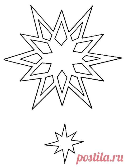 Вытынанки на окна"Новогодние-2".
