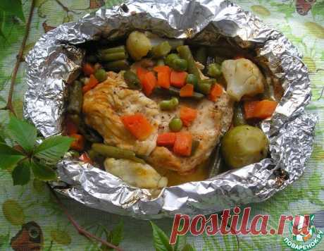 Куриные грудки в фольге – кулинарный рецепт