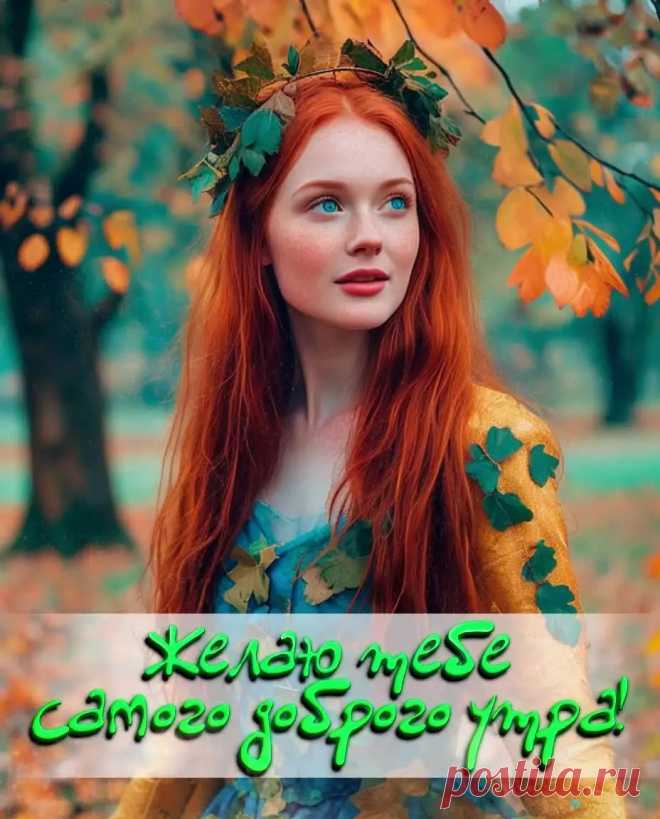 Красивая осенняя картинка с добрым утром