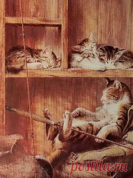 Кошачья тематика.Paul Monteagle