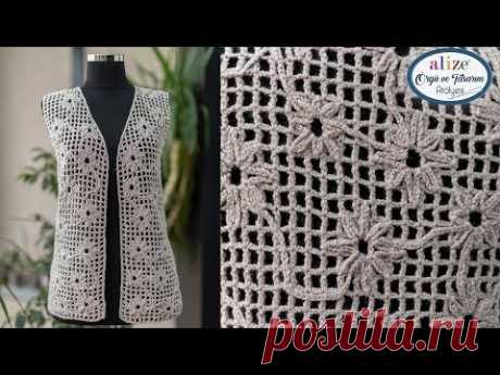 Rengi Rengine Yelek Yapımı - Making Tone-on-Tone Vest