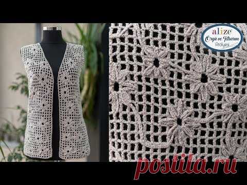 Rengi Rengine Yelek Yapımı - Making Tone-on-Tone Vest