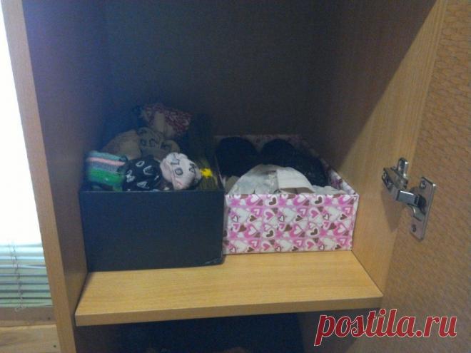 Как сделать порядок на полках бельевого шкафа