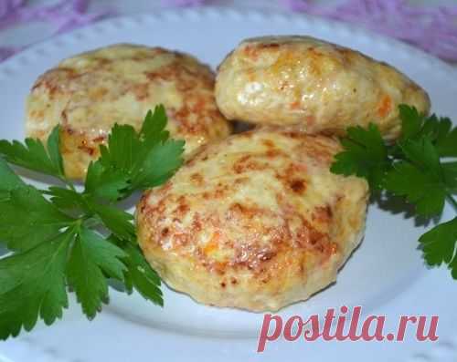 Котлетки-обманки из курицы и моркови