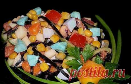 Салат Кубик Рубик