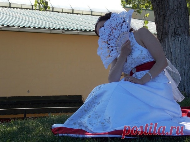 *Свадебный веер - Все в ажуре... (вязание крючком) - Страна Мам