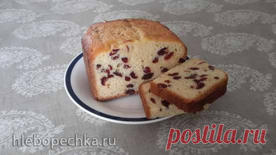 Кекс творожный с клюквой/изюмом/мармеладом в хлебопечке. - ХЛЕБОПЕЧКА.РУ - рецепты, отзывы, инструкции, обзоры
