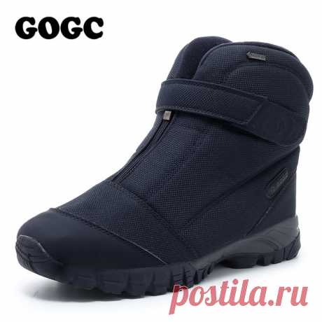 GOGC дутики мужские зимние; ботинки мужские; мужские ботильоны; мужские ботинки; сапоги мужские; зимние сапоги мужские; берцы; зимние ботинки мужские; зимняя обувь мужская; зимние кроссовки мужские с мехом; дутики 9907|Теплые сапоги| | - AliExpress