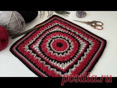 Мотив мандалы в стиле бохо❣️ Пошаговое руководство по вязанию крючком #crochet #diy #mandala
