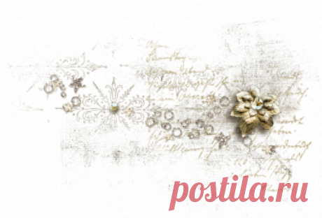 Винтажный золотой декор