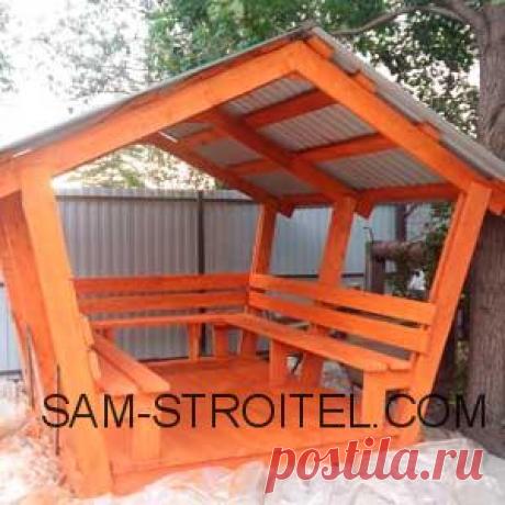 Беседка своими руками для дачи: размеры, фото пошаговой постройки Решил построить деревянную беседку своими руками на даче. Далле фото и описание постройки беседки...