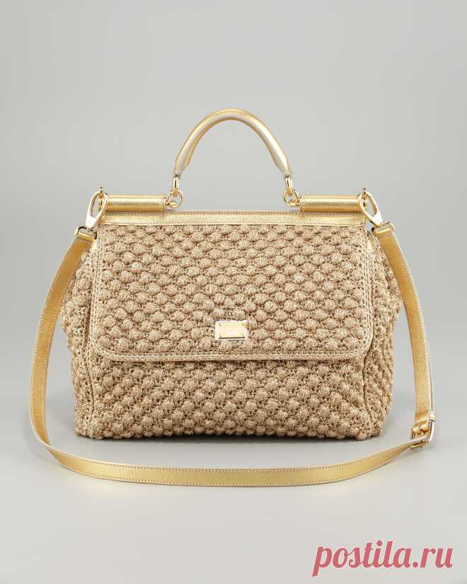 Dolce-Gabbana-Miss-Sicily-Metallic-Crochet-Flap-Bag.jpg (1200×1500)