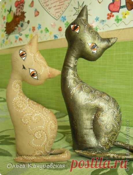 Изумительные кофейные кошечки от Ольги Качуровской. Мастер-класс