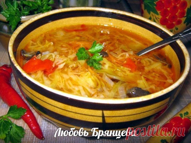 Вкусные и сытные постные щи «ФИЛИППОВСКИЕ» Всегда готовлю, как только готова квашеная капуста!