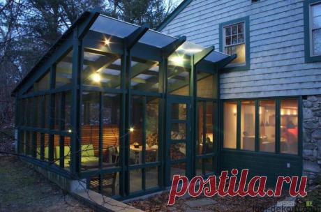 Неординарные идеи пристройки к дому