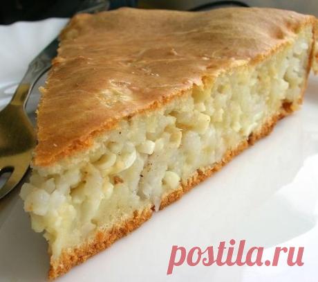 ЯЙЦОВО-РИСОВЫЙ ПИРОГ