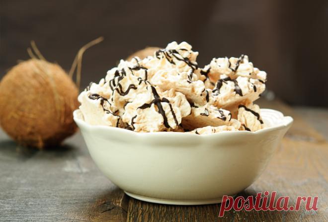 Кокосовое печенье макарунс