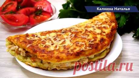 Лепешка из кабачков с мясом. Отличное блюдо с великолепным вкусом!